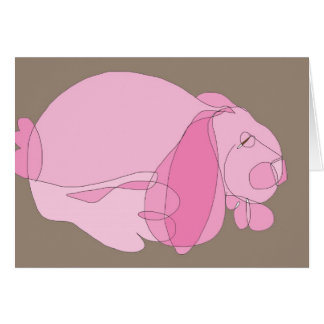 ピンクのバニー