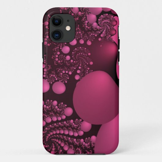 ピンクのバブル爆発 Case-Mate iPhoneケース (裏面)