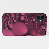 ピンクのバブル爆発 Case-Mate iPhoneケース (裏面(横))