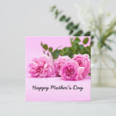 ピンクのバラがピンクの母の日に カード (スタンド正面)