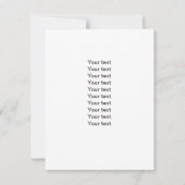 ピンクのバラが付いたかわいいテディベアタイポグラフィAIアート (裏面)