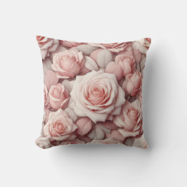 ピンクのバラでさらに素敵に クッション