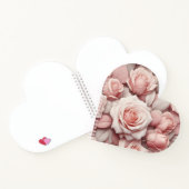 ピンクのバラでさらに素敵に ノートブック (内部)