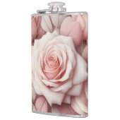 ピンクのバラでさらに素敵に フラスク (左)
