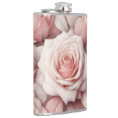 ピンクのバラでさらに素敵に フラスク (右)