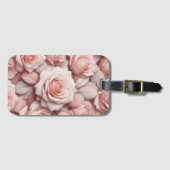 ピンクのバラでさらに素敵に ラゲッジタグ (正面横)