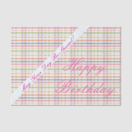 ピンクのバラとオレンジ 薄葉紙