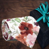 ピンクのバラとシナモンの花の花柄ネクタイ ネクタイ