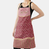 ピンクのバラとハート エプロン (インサイチュ)