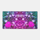 ピンクのバラとプリムローゼズデスクマット デスクマット (正面)