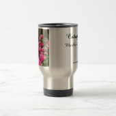 ピンクのバラとロッカー – Martha's Vineヤード トラベルマグ (中央)