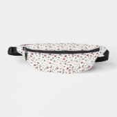 ピンクのバラと幽霊のパターンFanny Pack ファニーパック (正面)