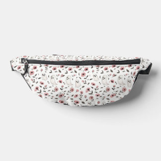 ピンクのバラと幽霊のパターンFanny Pack ファニーパック