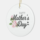 ピンクのバラと母の日を楽しむ|過去記事 |オーナメント セラミックオーナメント (左)