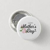 ピンクのバラと母の日を楽しむ|過去記事 |ピンボタン 缶バッジ (正面&裏面)