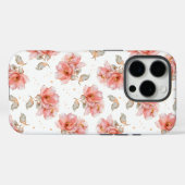 ピンクのバラと離れ Case-Mate iPhoneケース (裏面 (横))
