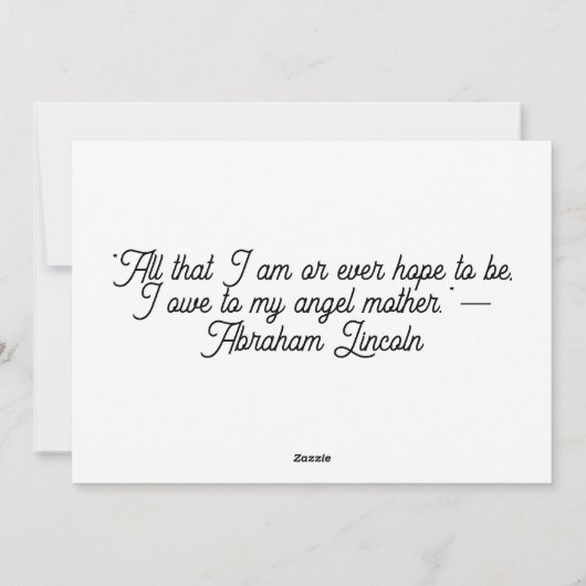 ピンクのバラのお母さんの日のグリーティングカード シーズンカード (裏面)