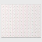 ピンクのバラのつぼみはとの縞で飾ります ラッピングペーパー (フラット)