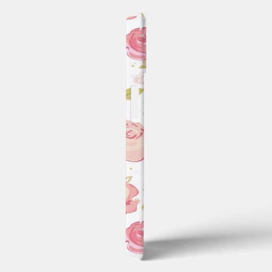 ピンクのバラのエレガンス壁紙パターン3 Case-Mate iPhoneケース (裏面 / 右)