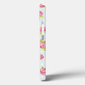 ピンクのバラのエレガンス壁紙パターン4 Case-Mate iPhoneケース (裏面 / 左)