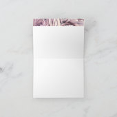 ピンクのバラのカード サンキューカード (内部)