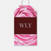 ピンクのバラのギフトタグ ギフトタグ (正面)