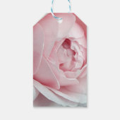 ピンクのバラのギフトタグ ギフトタグ (裏面)
