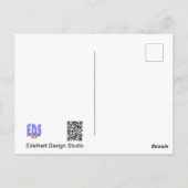 ピンクのバラのクローズアップ感謝のポストカード ポストカード (裏面)