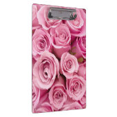 ピンクのバラのコラージュ クリップボード (右)