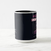 ピンクのバラのゴシックマグ マグカップ (中央)