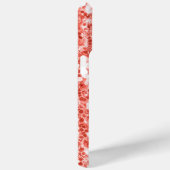 ピンクのバラのダークサンゴグリッタースパークルスモノグラム Case-Mate iPhoneケース (裏面 / 右)