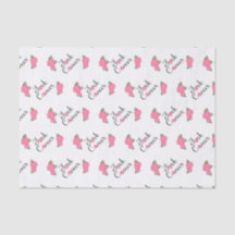 ピンクのバラのティッシュペーパーが付いているF*ckの蟹座の原稿