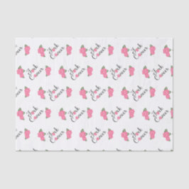 ピンクのバラのティッシュペーパーが付いているF*ckの蟹座の原稿 薄葉紙