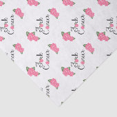 ピンクのバラのティッシュペーパーが付いているF*ckの蟹座の原稿 薄葉紙 (詳細)