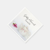 ピンクのバラのティーポ結婚ット スタンダードカクテルナプキン (角)
