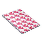 ピンクのバラのノート ノートブック (右側)