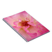 ピンクのバラのノート ノートブック (右側)
