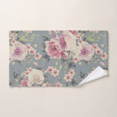 ピンクのバラのバスタオルセット バスタオルセット (ハンドタオル)