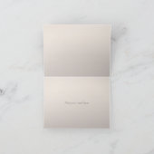 ピンクのバラのバット・ミツバの感謝カード サンキューカード (内部)