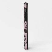 ピンクのバラのヒョウ柄 Case-Mate iPhoneケース (裏面/左)