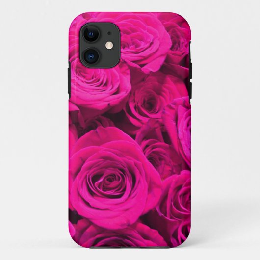 ピンクのバラのピンクの花ピンクのフローラ Case-Mate iPhoneケース (裏面)