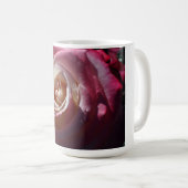 ピンクのバラのマグ コーヒーマグカップ (正面右)