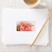 ピンクのバラのラベル ラベル (インサイチュ)