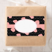 ピンクのバラのラベル ラベル (インサイチュ)