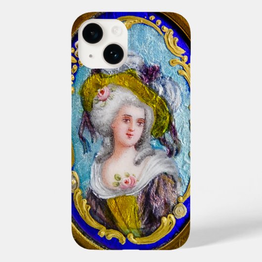 ピンクのバラのロココレディ Case-Mate iPhoneケース (裏面)