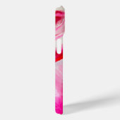 ピンクのバラのロマンチックな水のカラーアート Case-Mate iPhoneケース (裏面 / 右)