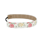 ピンクのバラの優雅の壁紙パターン アスレチックヘッドバンド (左)