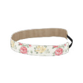 ピンクのバラの優雅の壁紙パターン アスレチックヘッドバンド (右)