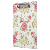 ピンクのバラの優雅の壁紙パターン クリップボード (左)