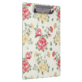 ピンクのバラの優雅の壁紙パターン クリップボード (右)